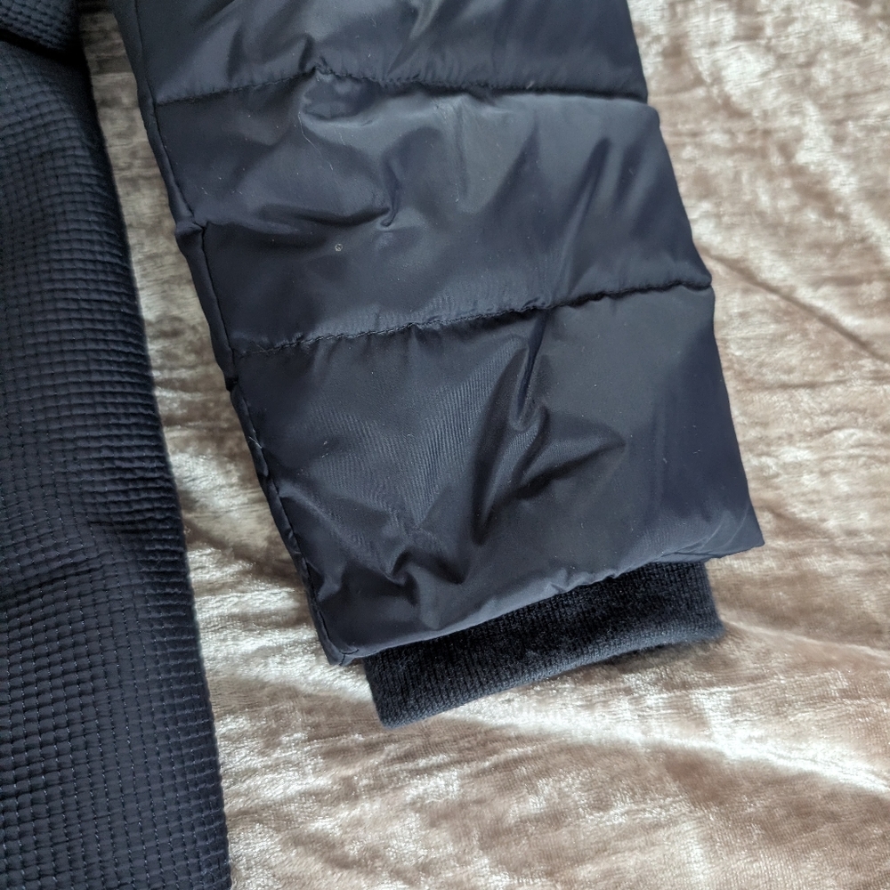 Michael Kors Down Hooded Puffer Coat XL Dark Navy Blue - Picture 7 of 10
